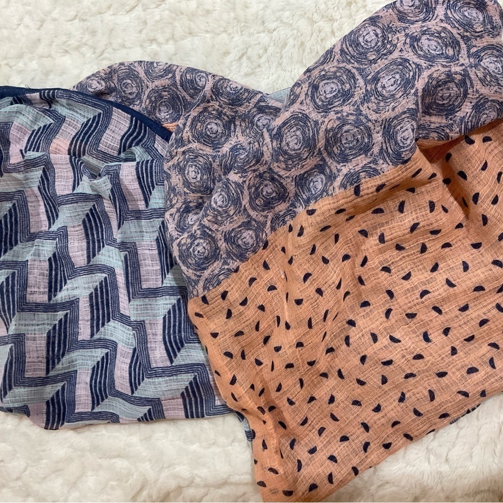BCBGGeneration Multicolored Print Scarf - Picture 6 of 7